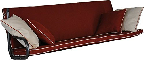 Angerer Freizeitmöbel GmbH Hollywoodschaukel Auflage Elegance Style - passend für viele 3-Sitzer Hollywoodschaukeln - Schaukelauflage Made in Germany (Terra)