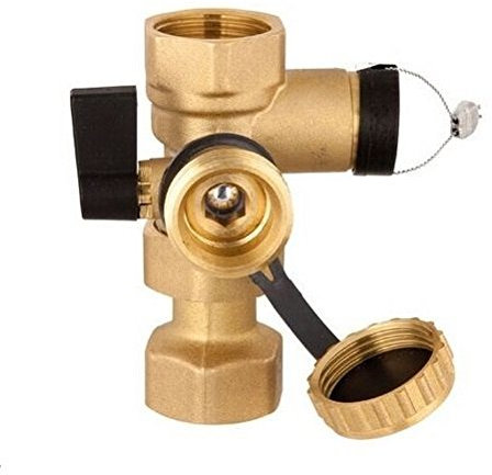 Afriso Kappenventil mit KFE-Hahn (1 Zoll)