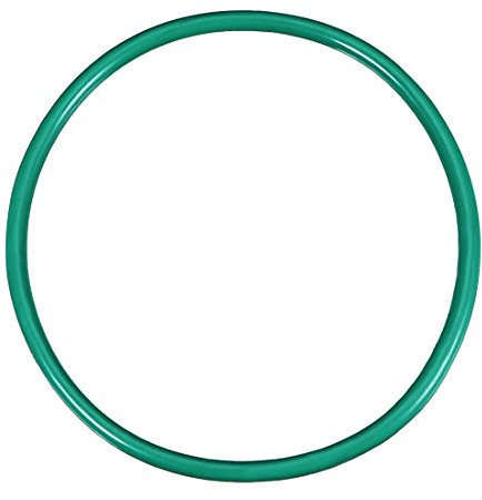 sourcing map O-Ringe aus Fluorkautschuk, 40 mm AD 36 mm ID 2 mm Breite FKM-Dichtung für Maschineninstallationen, Grün, Packung mit 1
