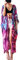 Bsubseach Costume da Bagno con Stampa Viola Kimono Cardigan con Cintura Manica Corta Aperta Davanti in Chiffon Bikini Cover Up