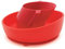 Doidy Becher- und Schüssel-Set – Einzigartiger Trinklernbecher mit schrägem Design und rutschfestem Silikon-Saugnapf – Entwöhnungsgeschenkset für Babys und Kleinkinder (rot)