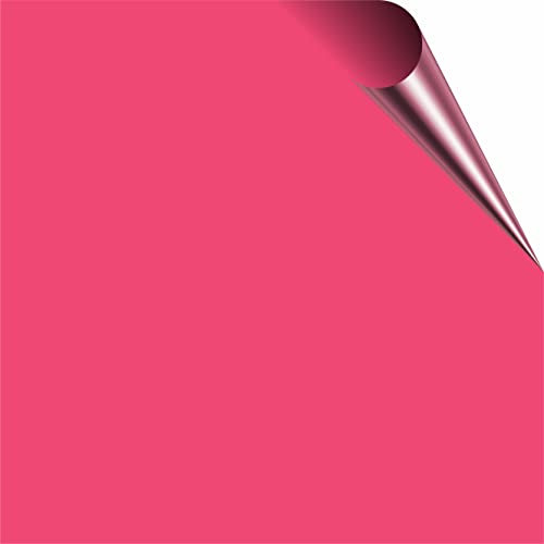 Gloss Tile Stickers for 10cm x 10cm / 100mm x 100mm / 4 Inch Waterproof for Kitchen, Splashback, for Bathroom, Self Adhesive, Peel and Stick On, Removable (Pink, 50)