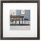 walther design Bilderrahmen dunkelgrau 30 x 30 cm mit Passepartout, Fiorito Holzrahmen EF330D