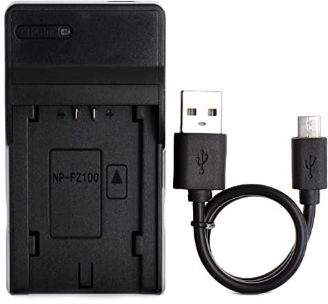 NP-FZ100 USB Charger for Sony A7 III, A7R III, A9 Camera and More