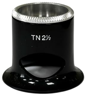 Bergeon 2611-TN 4X Uhrmacherlupe Biconvex Air 2.5 Swiss Made