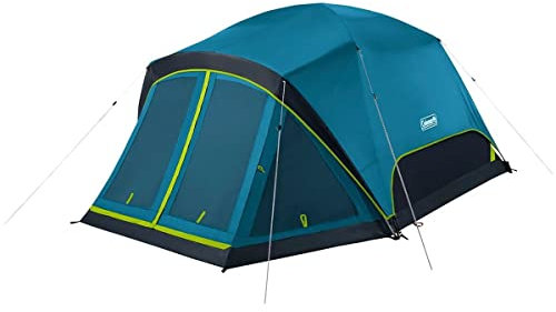 Coleman Uni – Erwachsene Skydome Camping Tent Zelt, Mehrfarbig/Meereswellen (Ocean Tides), 4 Person