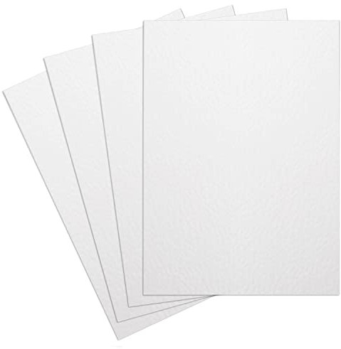 100x Stabiler DIN A3 Bastelkarton Papierbogen gehämmert in Hochweiß (Weiß) - 42 x 29,7 cm - 240 g/m² - Planobogen zum Basteln und Selbstgestalten - FarbenFroh