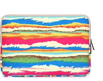 fdsmall 15.6 Inch Laptop Bag Waterproof Neoprene Laptop Sleeve Case for Acer/Asus/Dell/Lenovo/HP/Samsung (Rainbow)