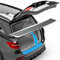 uProtect Auto Ladekantenschutz Folie für Opel Mokka X A J13 I 2016-2019 - Stoßstangenschutz, Kratzschutz, Lackschutzfolie - Carbon Optik Selbstklebend