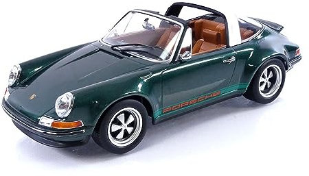 KK Scale KKDC180473 - Porsc. Singer 911 Targa Dark Green Metallic - maßstab 1/18 - Sammlerstück Miniatur