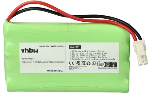 vhbw Akku kompatibel mit Somfy Dexxo Schiebetorantrieb Torantrieb Drehtorantrieb (1600 mAh, 9,6 V, NiMH)