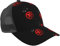 BREAUX Art Ladybug Tracks Mesh Baseball Cap, Mode Baseball Cap, Atmungsaktive Laufmütze Outdoor Sport Cap, Spuren des Kunst-Käfers, One size