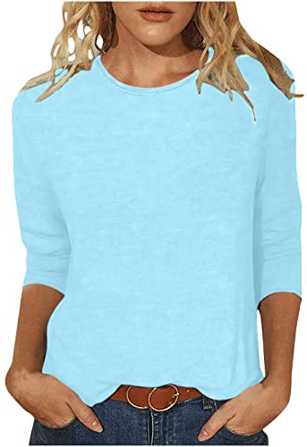 Your Clothing Plus Size Tops Women's Cotton BlousesWomens White TshirtCrew Neck Long SleevePurple TopsWork TunicsUK