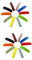 OFFSCH 12pcs One-trip Grip Bag Holder Silicone Carrier with Labor-saving Design for Grocery Shopping Comfortable Finger Grooves Material Random Color