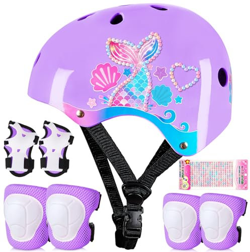 Casco Bici Niño, Casco Bicicleta para Niños de 3-8 años, Cascos Infantiles de Protección para Patines Patinete Patinaje Ciclismo Monopatín Scooter Deportes
