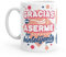 Puterful - Taza Gracias por hacerme tan inteligente - Taza regalo profesor/a - Taza original para café - Resistente al microondas y lavavajillas
