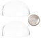 PH PandaHall 2pcs Glass Paperweight 2.36 Inch Crystal Dome Magnifier Paperweights Half Dome Clear Magnifying Lens Crystal Ball for Blueprints Maps Newspapers Office Desk Home Gift