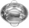 Niceminiwall Pentola calda con divisore, 28 cm, in acciaio inox, doppia divisione, pentole multiuso, pentola calda a due sapori, pentole per fornelli a gas a induzione (30 cm)