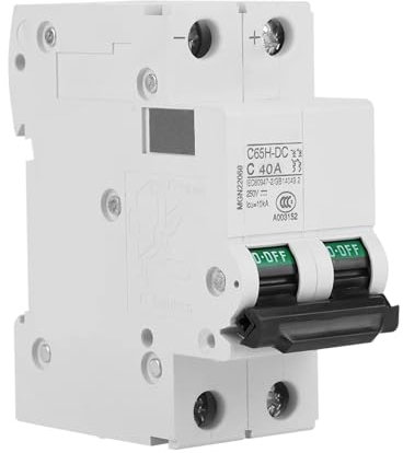 JBGBAL 2P 250V Low voltage DC Miniature Circuit Breaker for Solar Panels Grid System(40A)
