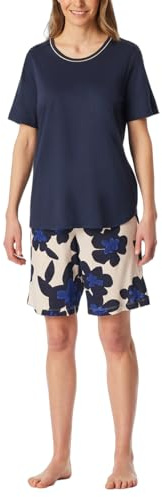 Schiesser Damen Schlafanzug Set kurz Baumwolle Modal - Nightwear