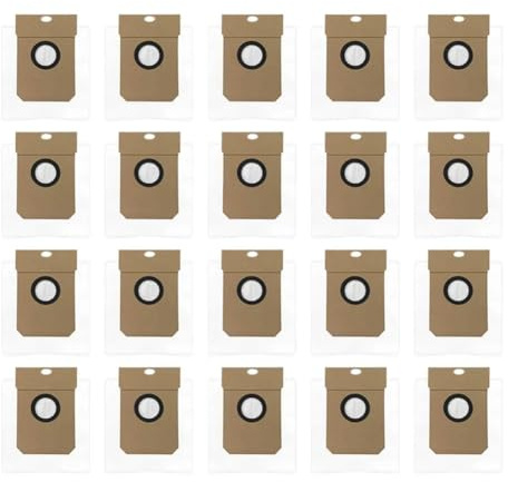 Pqahffowr 20PCS Dust Bag for KaringBee S7 OMNI Robot Vacuum Cleaner Accessories Spare Part