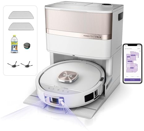 Shark PowerDetect UV Reveal Robot Mop and Vacuum, White, AV3010XEUKWH