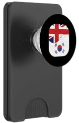 UK Flag British South Korea Flag South Korean PopSockets PopWallet for MagSafe
