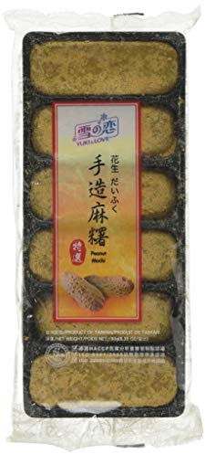 Yuki and Love Handmade Peanut Flavoured Japanese Style Mochi, 180 g
