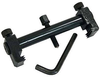 Neilsen CT3185 Ribbed Drive Pulley Puller – 200mm Length – 80mm Height – Low Profile – Black Phosphate Finish – Includes Knurled Screws and Hex Keys – Suitable for Most Vehicles