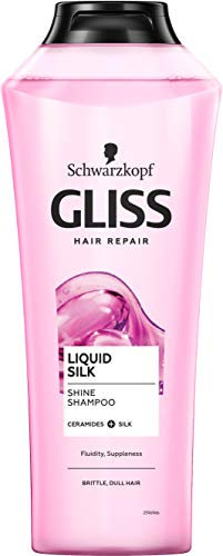 Schwarzkopf zu Liquid Silk Shampoo per capelli opachi e fragili, 400 ml