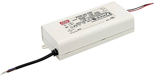 MEAN WELL PCD-40-500B, Installationsnetzteil, 40W 45-80V 500mA CC dimmbar