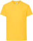 Fruit of the Loom Kids Original T Shirt - 21 Colours / Age 3-15 - Sunflower - 78