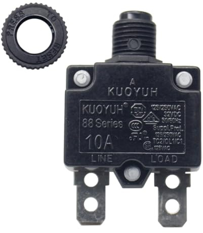 KUOYUH Circuit Breaker 88 series 125/250VAC 50/60Hz (1pc) (10A)