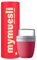mymuesli Berry White Choc Muesli BIO aux cranberry-chocs blancs (575g) + Bol à muesli Mepal (bol de 500 ml et couvercle de 300 ml) bol à yaourt - À emporter (2Go) - Pour micro-ondes et lave-vaisselle