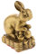 Messing Chinesische Tierkreiszeichen Sternzeichen Figur Tierfigur Feng Shui Reichtum Ornamente, Hase