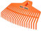 KOTARBAU® Rastrillo para Barrer Hojas y césped, 380 mm, Escoba de jardín, Sin Mango, Forma de Abanico, Recogedor de Hojas, Rastra, Plástico Resistente