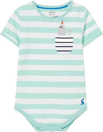 Joules Unisex Baby Jasper Baby und Kleinkind Schlafanzge, Sealstrp, 0 Monate EU