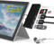 Surface Go Docking Station, USB C Hub Surface Go /Go2 /Go3 mit USB3.0+2 USB 2.0+SD Kartenleser+Micro SD Kartenleser (SD&TF Steckplatz)+3.5mm Audioausgang, Multifunktionales 6-in-2 Surface Go Zubehör