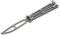 BÖKER PLUS® Papillon Trainer - hochwertiges Butterfly Trainer Messer - legales Balisong Trainingsmesser mit Edelstahl Griff - Übungs-Messer mit Dummy Klinge ungeschärft