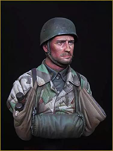 Goodmoel 1/10 WWII Wehrmacht Soldier Resin Büstenmodell/Unmontierter und unbemalter Soldat Die Cast Kit/Lw-9710
