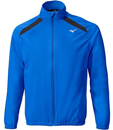 Mizuno Golf Mens Move Breath Thermo Move Tech Full Zip Waterproof Golf Jacket Blue Medium