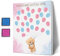 UBLURO Gästebuch mit Bären-Motiv, Fingerabdruck-Baum, Leinwand, für Babypartys, Dekoration für Jungen oder Mädchen, personalisiertes alternatives Gästebuch