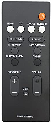 Telecomando di ricambio per il sistema Soundbar Bluetooth ad alta fedeltà Yamaha YAS-106 YAS-207 ATS-1060 YAS-107 ATS-1070
