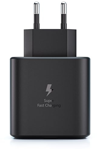 45W USB C Ladegerät Schnellladegerät Für Samsung Galaxy S25+, S24+, S23 S24 S25 Ultra, S23+, S22 Ultra, S22+, S21 FE, Note10+, Galaxy Tab S10, S9, S8 Ultra, Ultraschnelles 45-W-Netzladegerät
