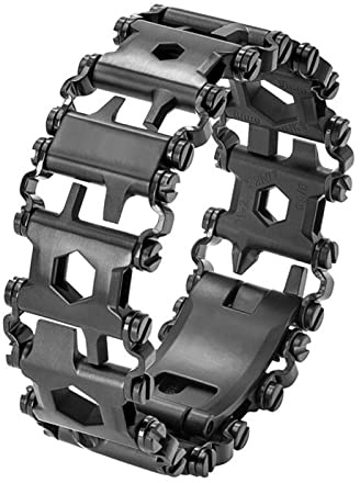 Multifunktionales Armband für Outdoor-Werkzeuge für Herren, tragbar, Survival-Armband auf dem Feld der Werkzeuge für Schraubendreher Notfall-Kit für 3 cm Fahrrad (Color : 3cm Black)