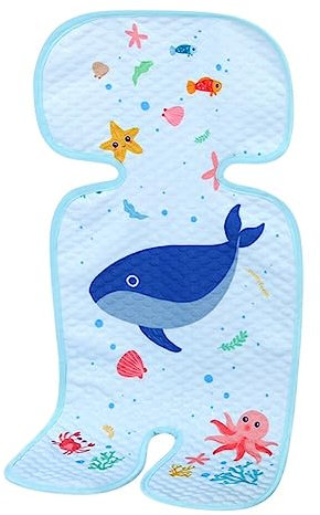 Kinderwagen Kühlmatte,Atmungsaktive Sommer Sitzeinlage,Baby Sitzauflage Sommer, Sitzauflage Kinderwagen Sommer, gegen Schwitzen und Schützt den Sitzbezug vor Flecken für Buggy, Kindersitz, Babyschale