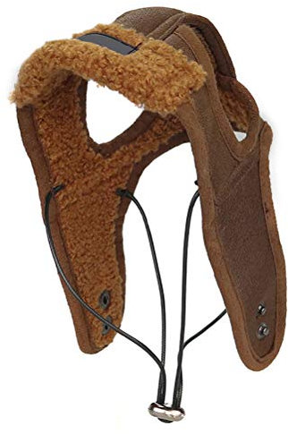 Hund Fliegermütze, Hund Winter Pilotenmütze mit Ohrenklappen für kaltes Wetter (Kaffee)