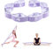Yoga Stretching Strap, Abeillo Yoga Stretch Gurt mit 8 Schleifen, Joga Zubehör, Fitnessbander, Resistance Bands, Gymnastikband Elastisch für Pilates, Tanz, Gymnastik, Effektives Dehnung (lila)