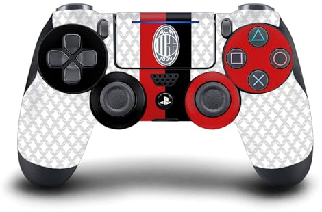 Head Case Designs Licenza Ufficiale AC Milan Away Kit per Stemma 2023/24 Vinile Sticker Gaming Pelle Adesivo Compatibile con Sony Playstation 4 PS4 DualShock 4 Controller