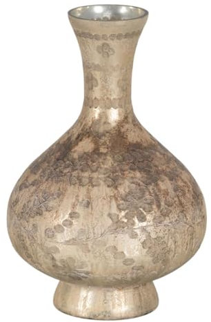 BigBuy Home Vase Blanc en Verre 20 x 20 x 30 cm